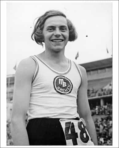 Heinrich Ratjen competing as ‘Dora’ at a track and field event in Berlin in 1937