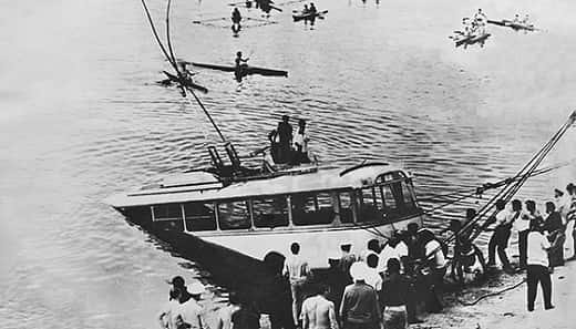 The rescue operation on Yerevan Lake