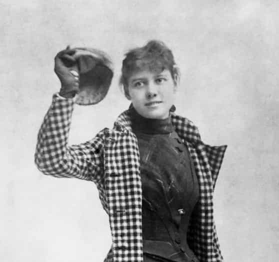 Nellie Bly, record-breaking journey, round the world trip, female journalist, investigative journalism, travel race, 1889, steamship travel, train adventure, history of journalism